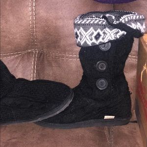 Black women’s MukLuk boots